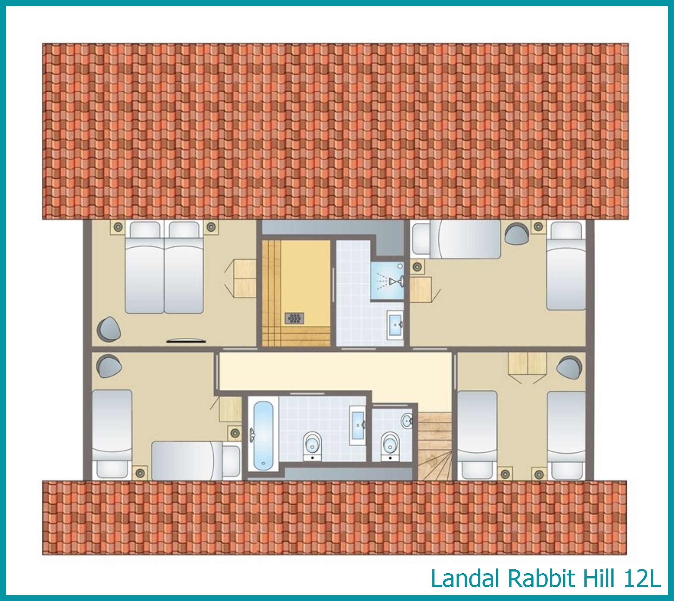 12-person bungalow 12L at Rabbit Hill