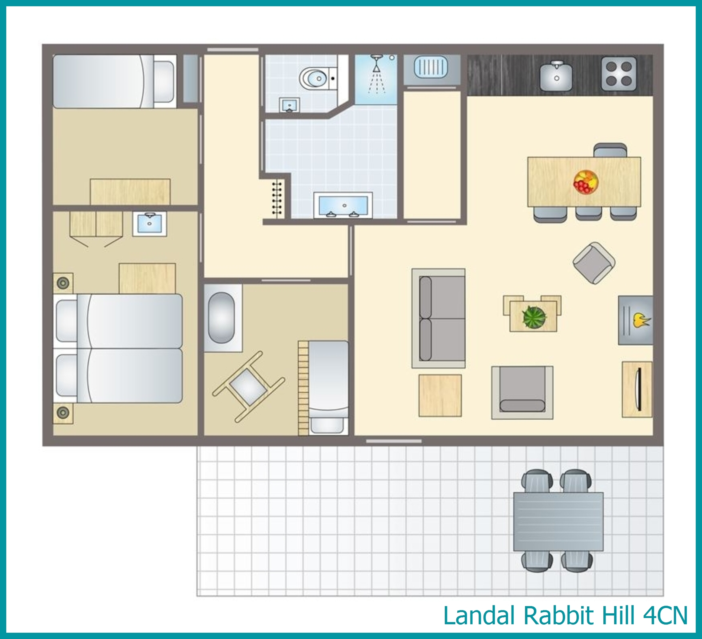 4-person baby bungalow 4CN at Rabbit Hill
