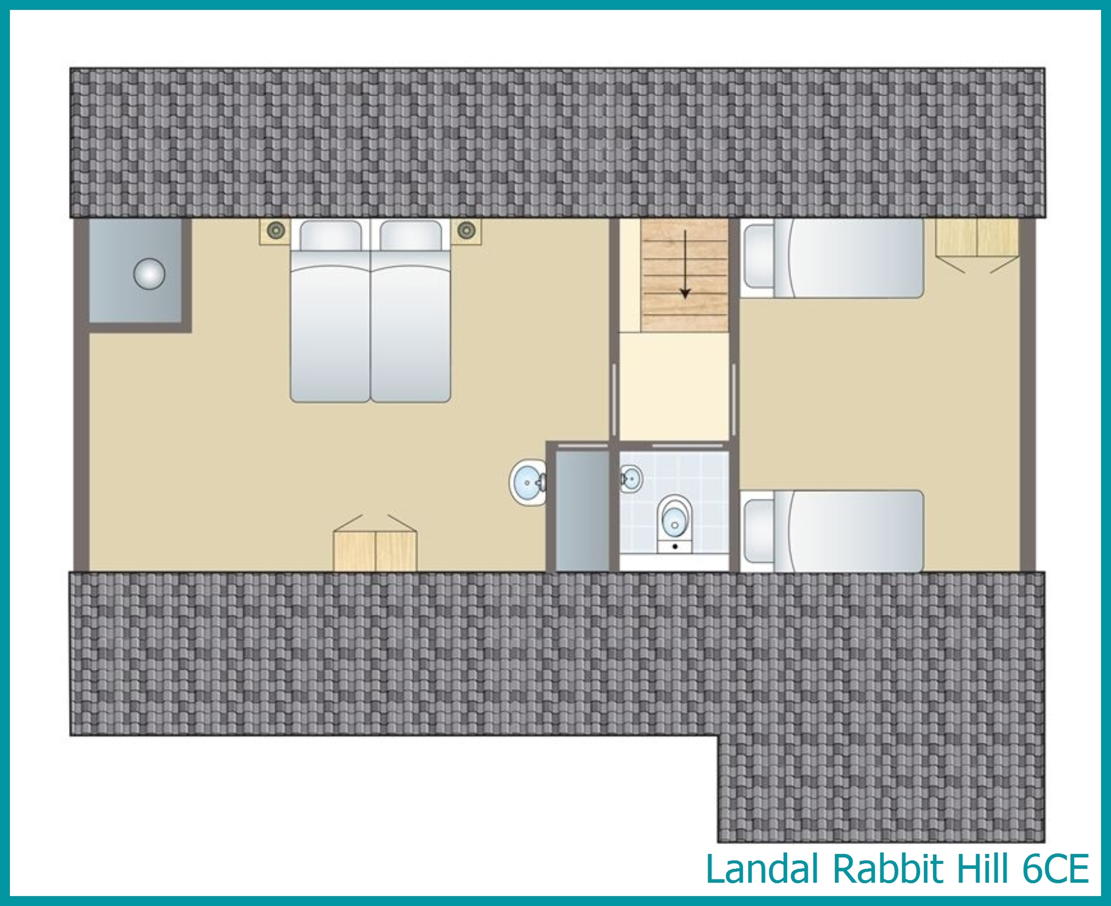 6-person bungalow 6CE at Rabbit Hill