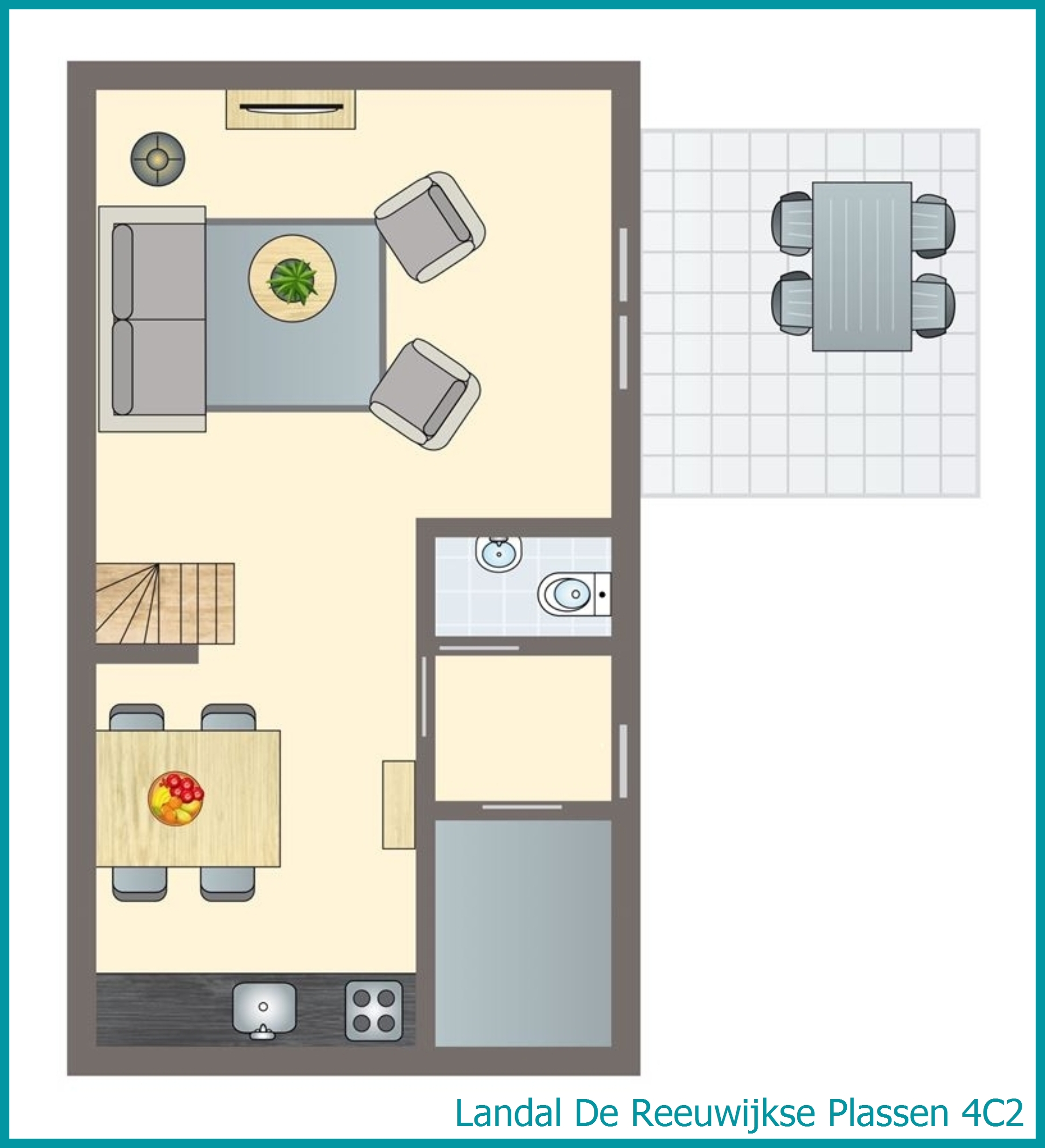 4-person water residence 4C2 at De Reeuwijkse Plassen