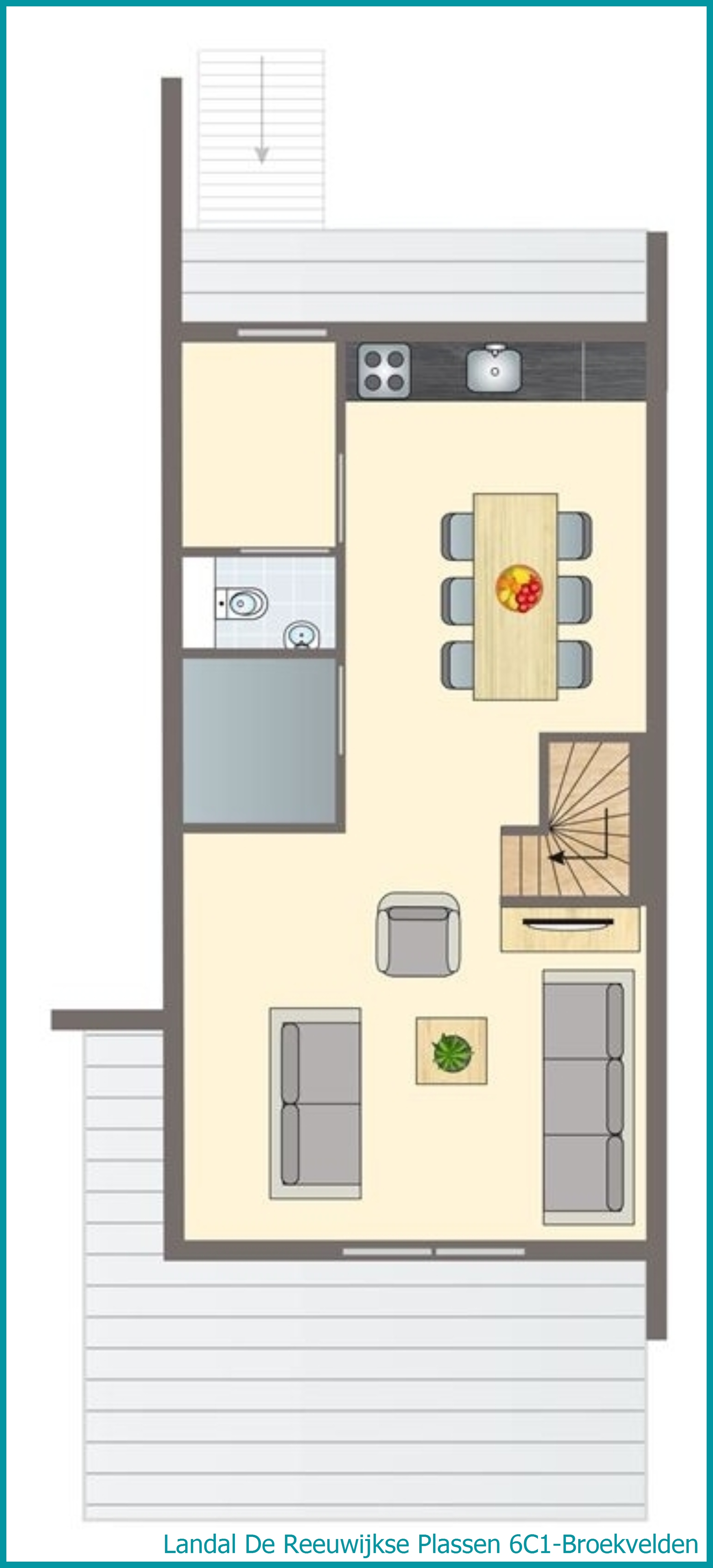 6-person water residence 6C1-Broekvelden at De Reeuwijkse Plassen