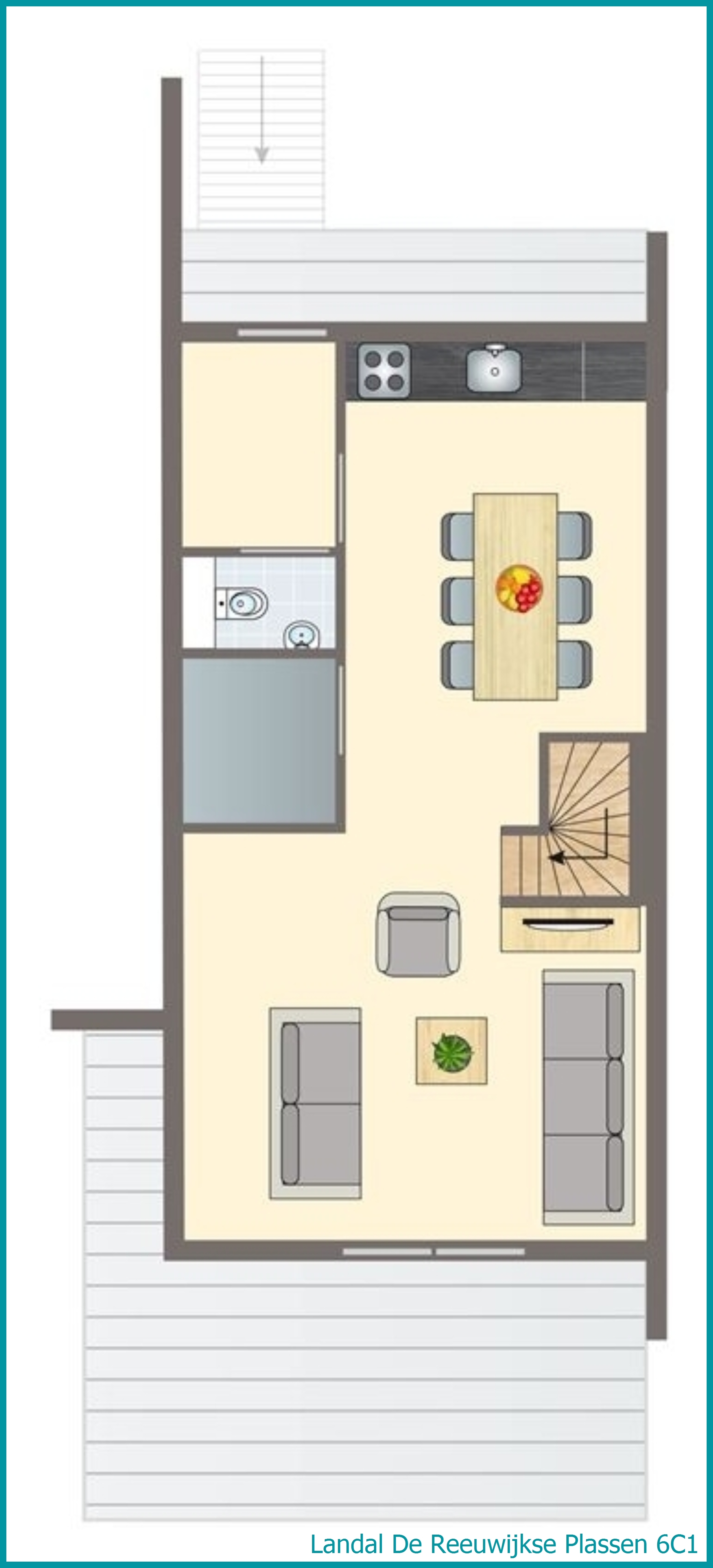 6-person water residence 6C1 at De Reeuwijkse Plassen