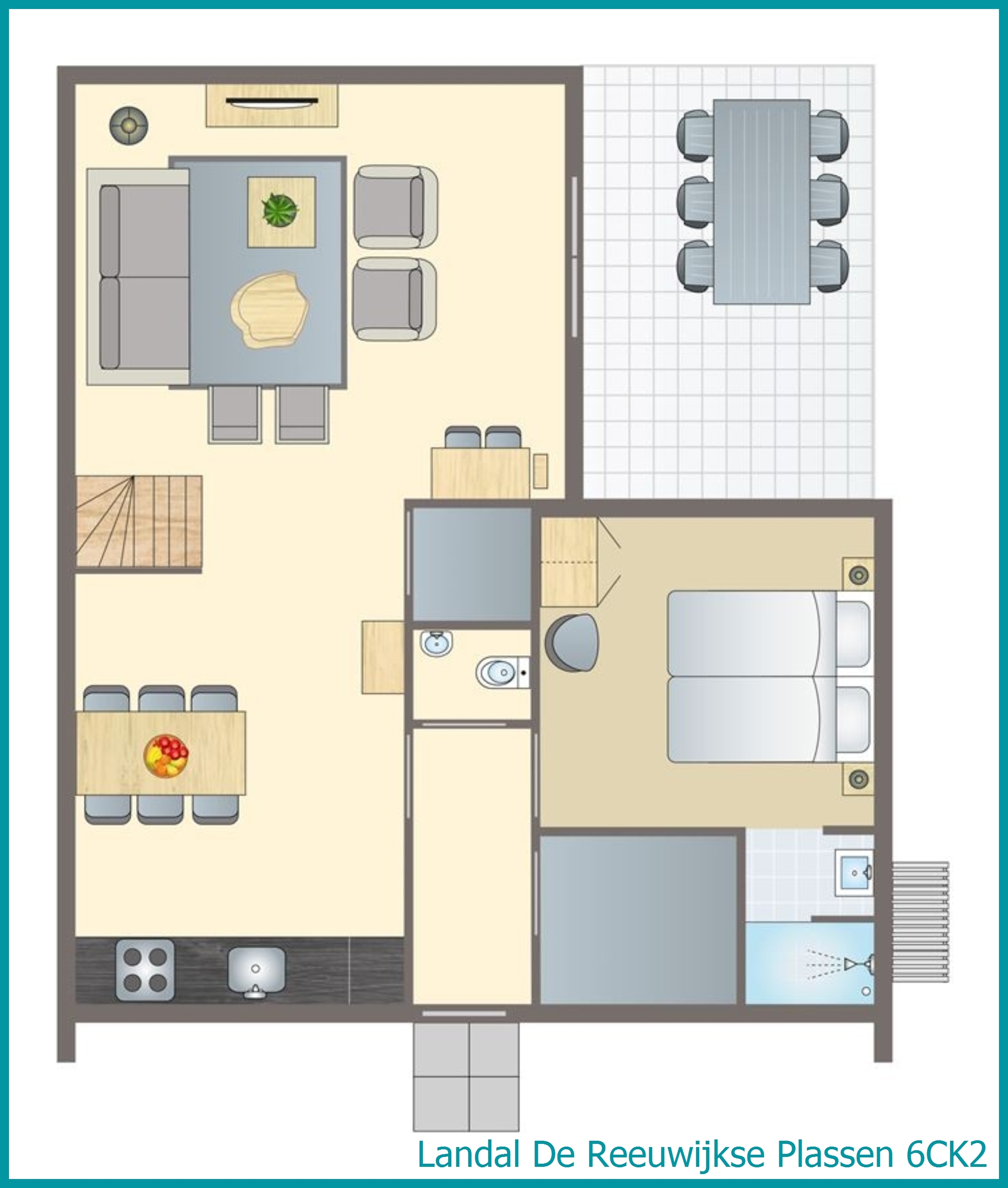 6-person children's residence 6CK2 at De Reeuwijkse Plassen