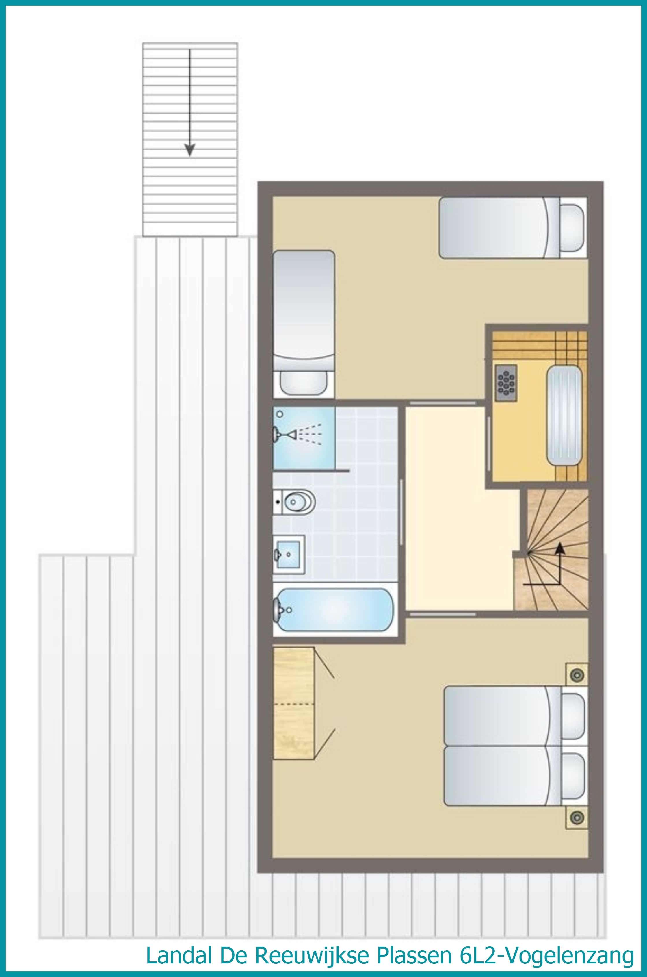 6-person water residence 6L2-Vogelenzang at De Reeuwijkse Plassen