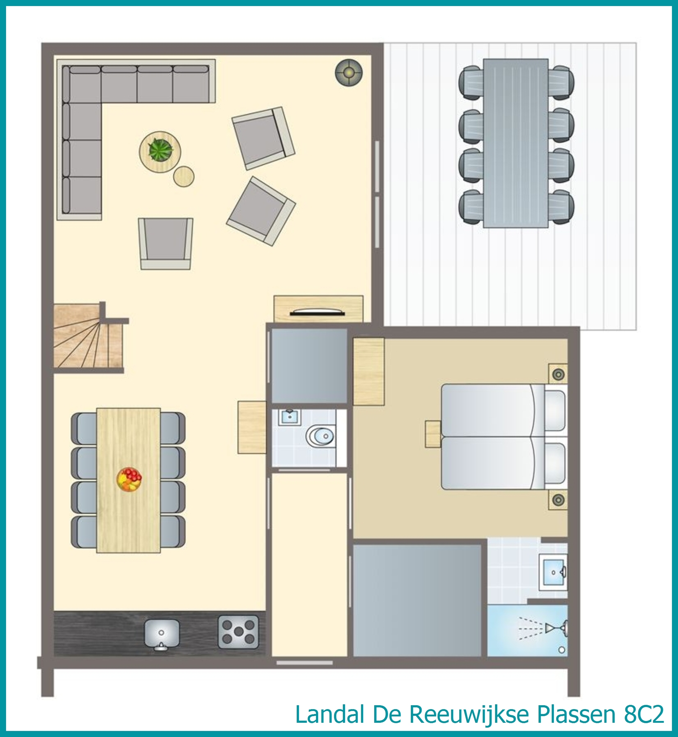 8-person water residence 8C2 at De Reeuwijkse Plassen