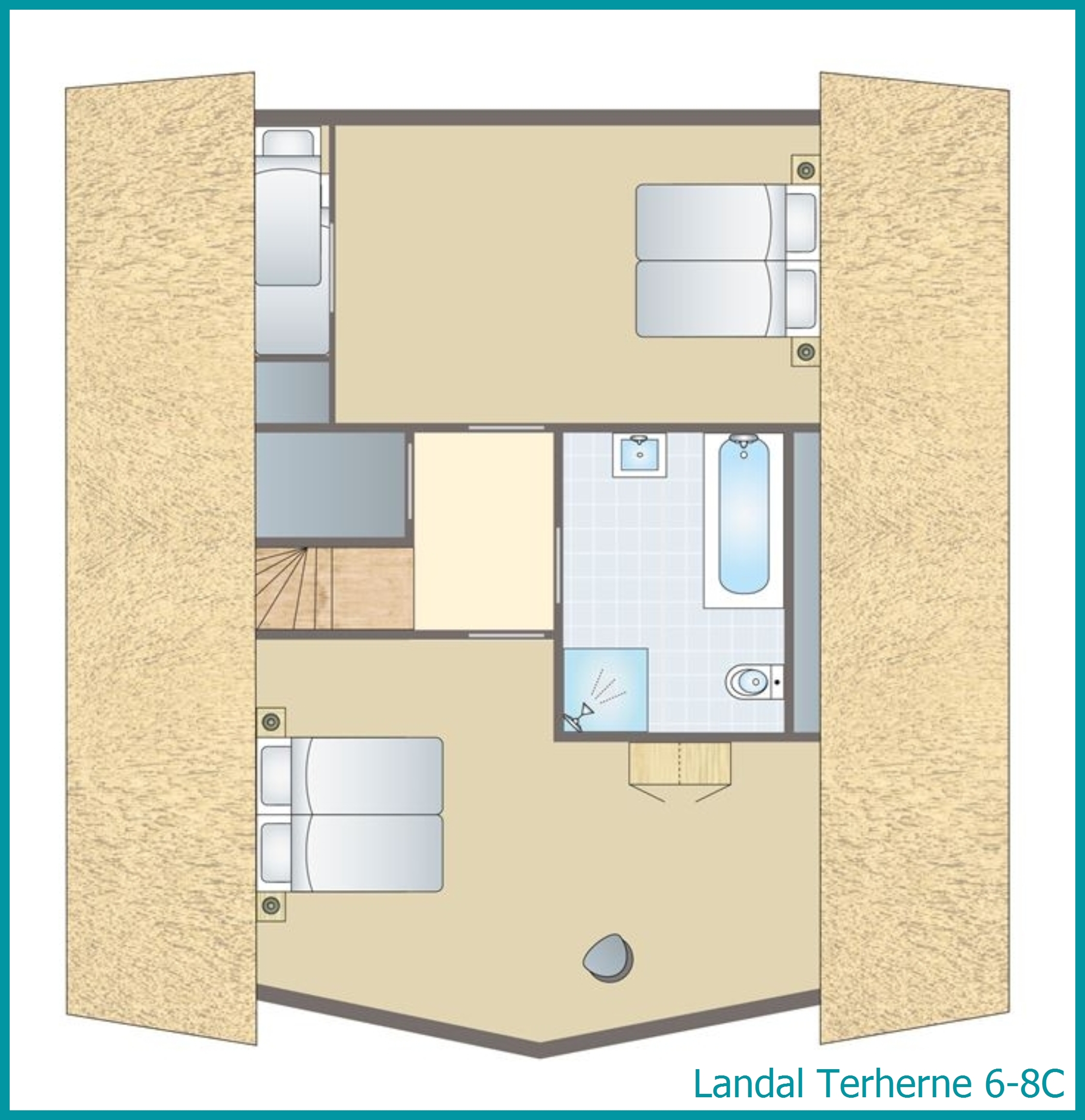 6-8-person residence 6-8C at Terherne