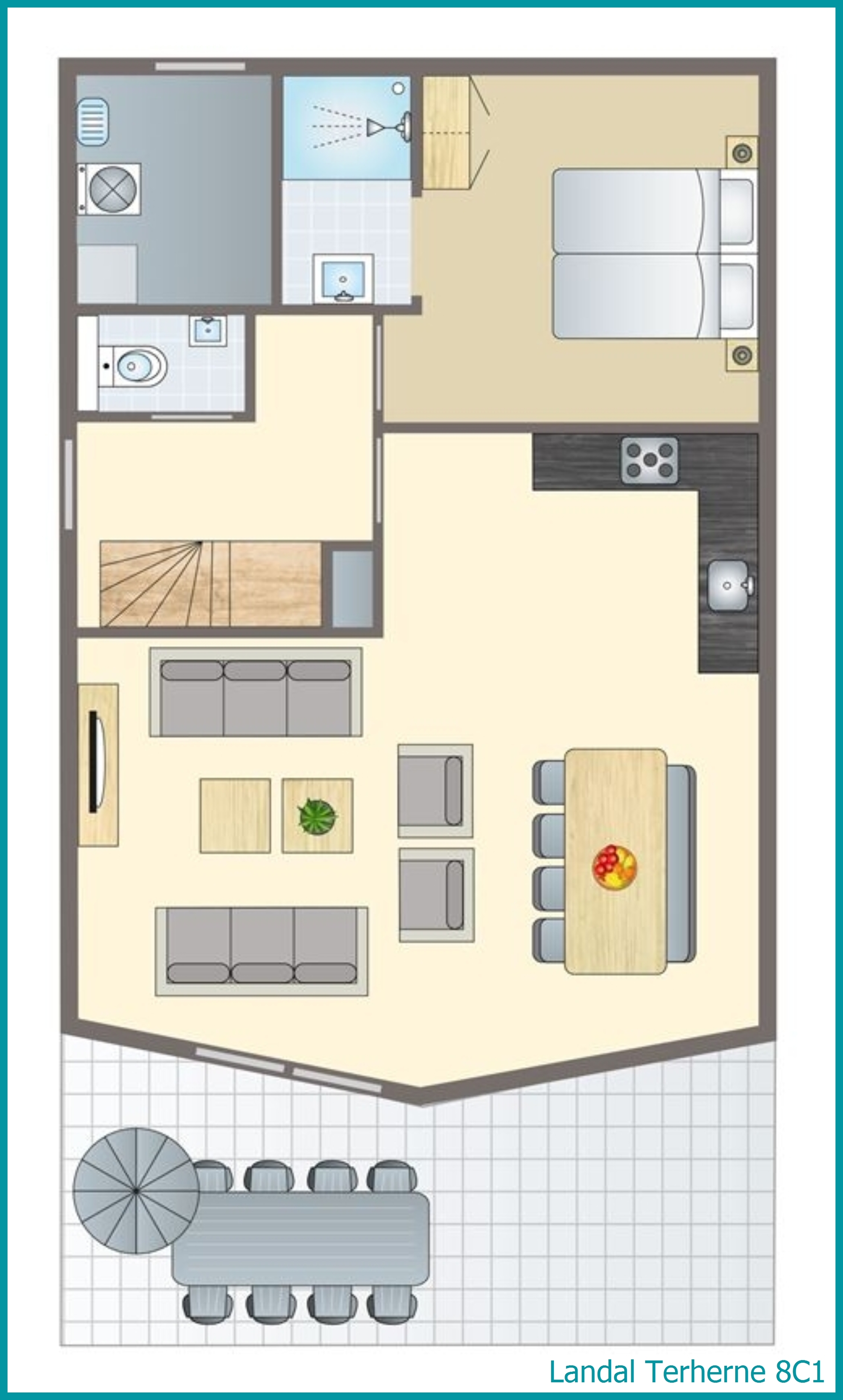 8-person residence 8C1 at Terherne