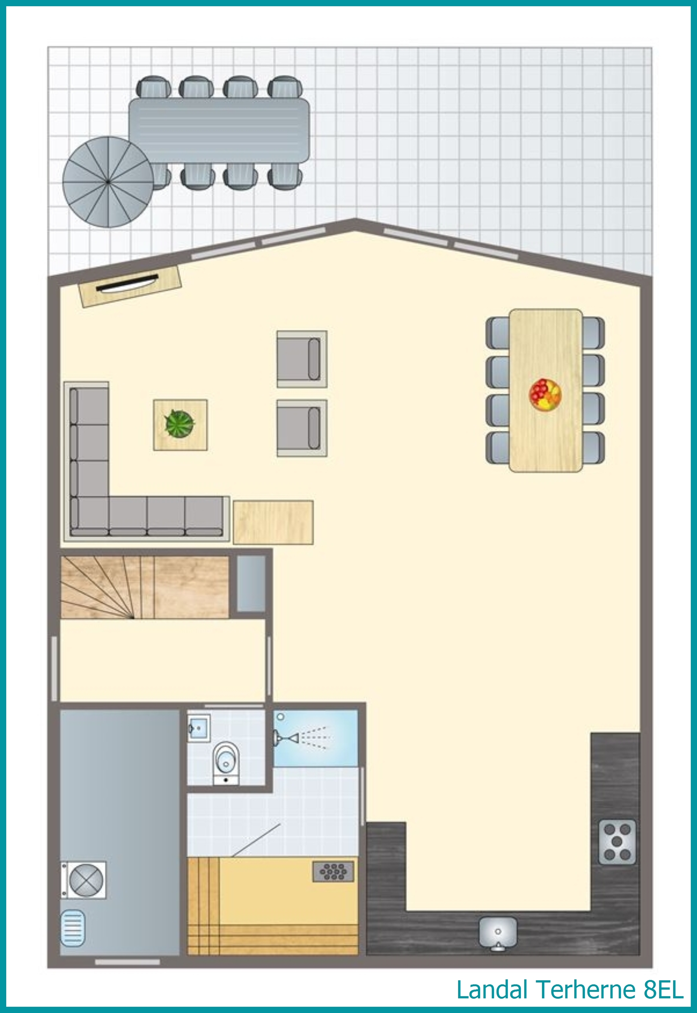 8-person residence 8EL at Terherne