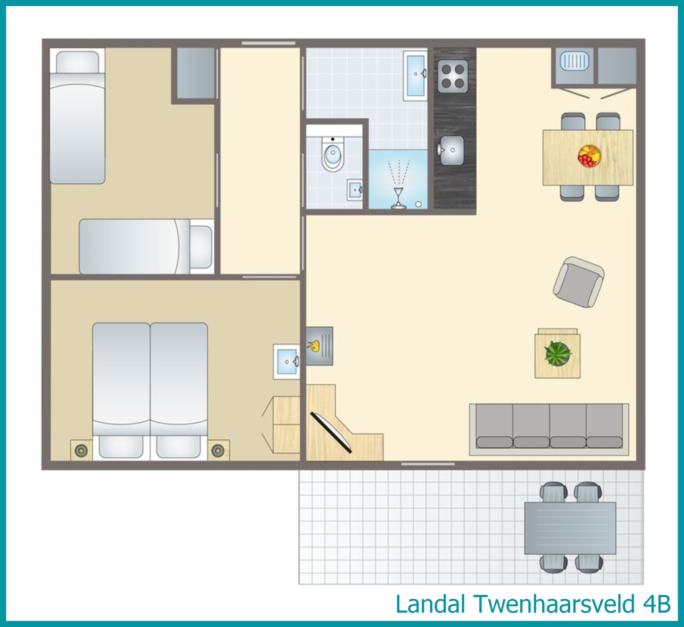 4-person bungalow 4B at Twenhaarsveld