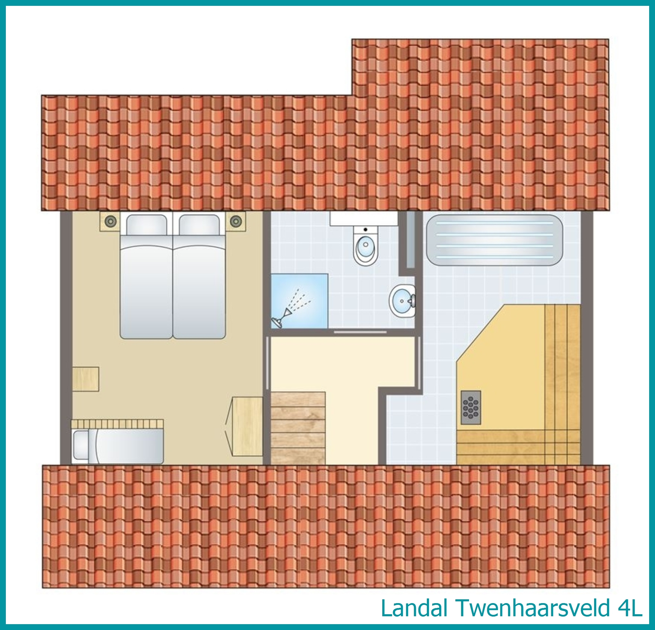 4-person bungalow 4L at Twenhaarsveld