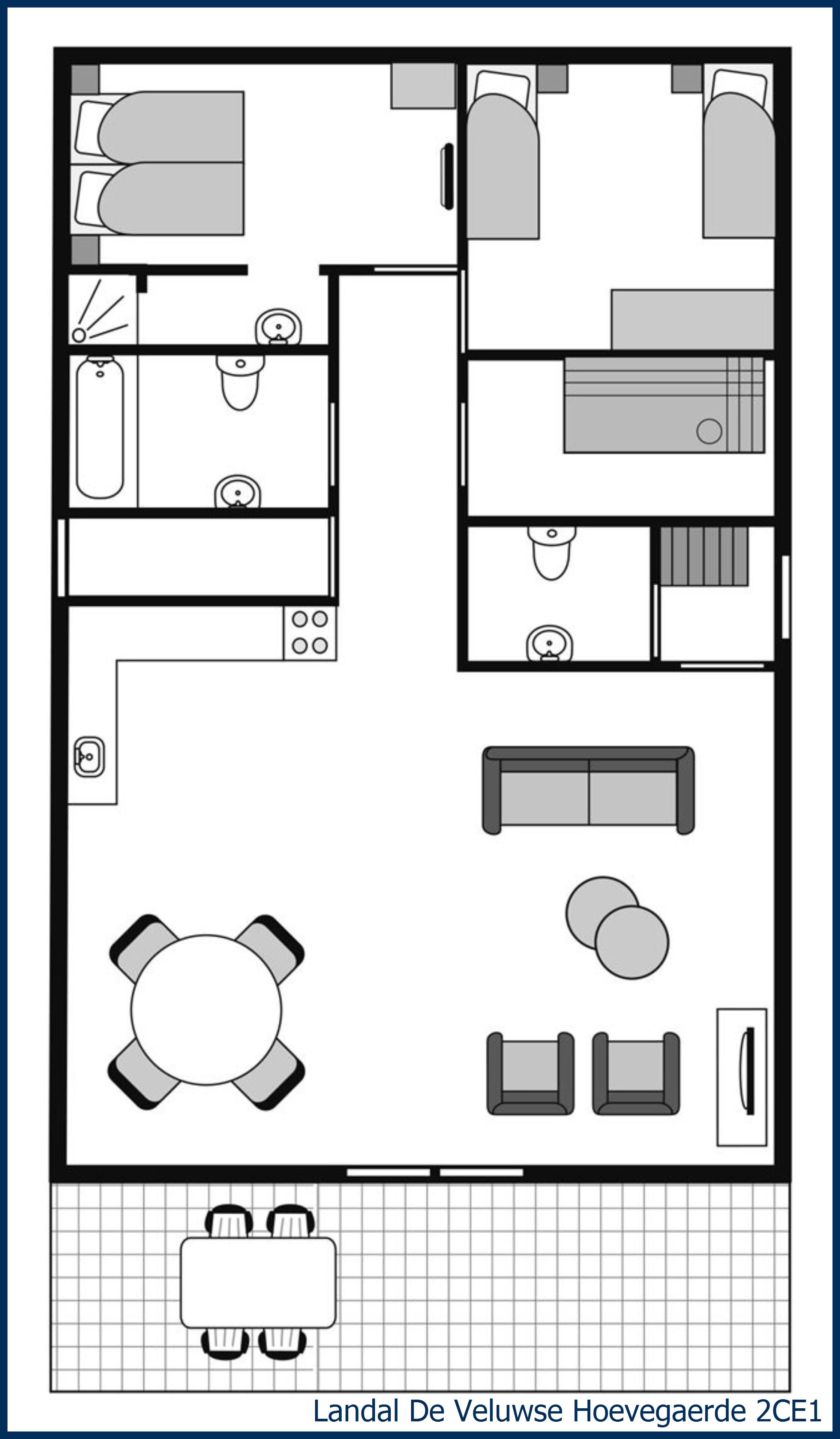Bungalow 2CE1 at De Veluwse Hoevegaerde