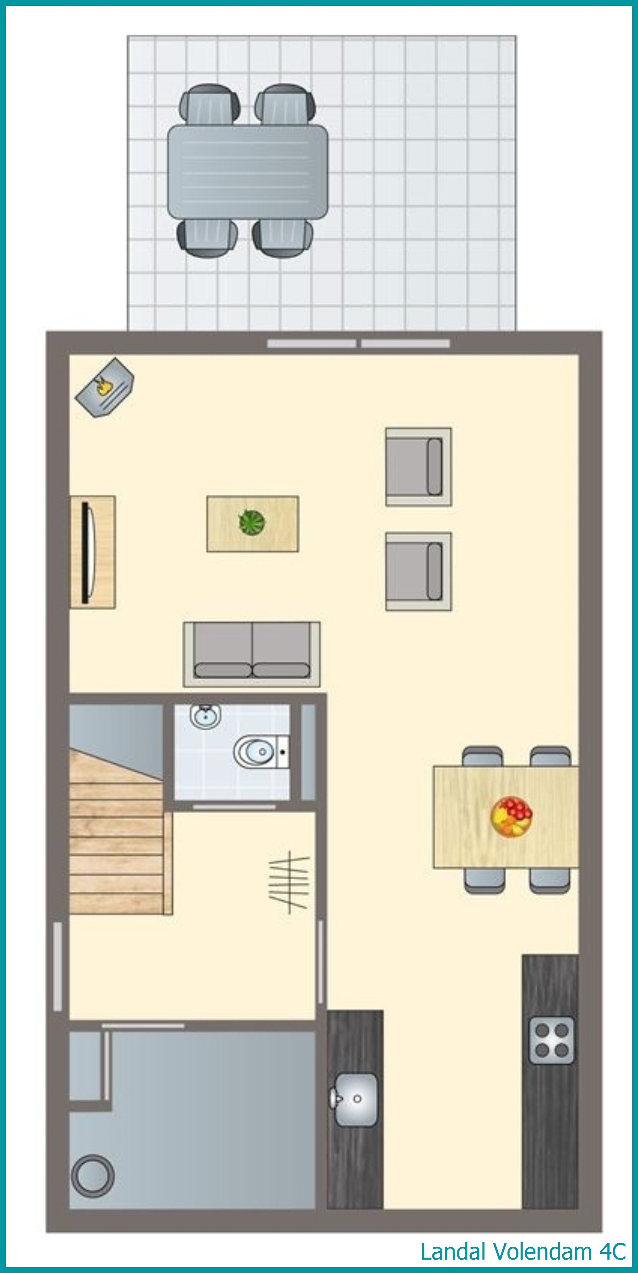 4-person bungalow 4C at Volendam