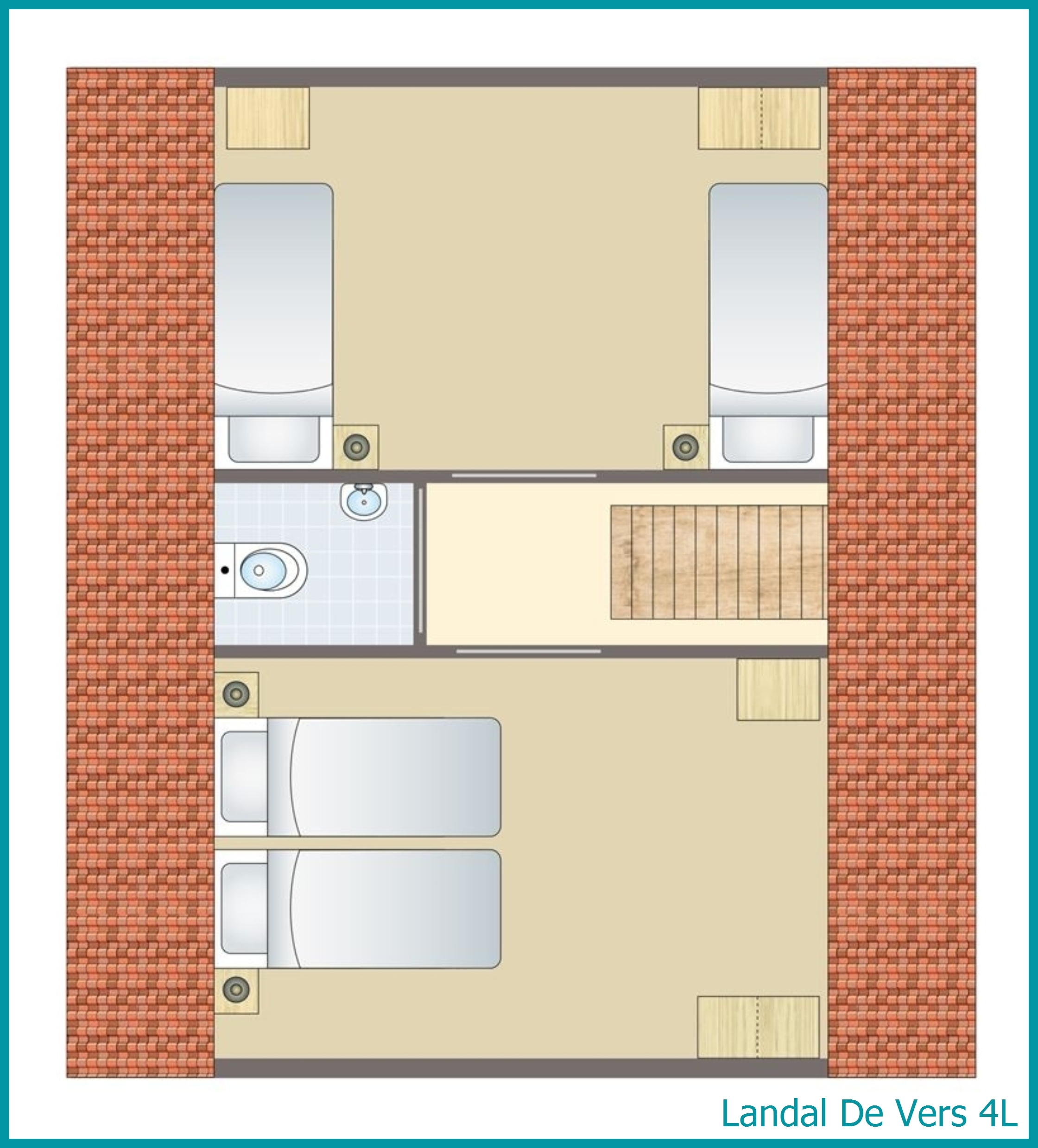 4-person country house 4L at De Vers