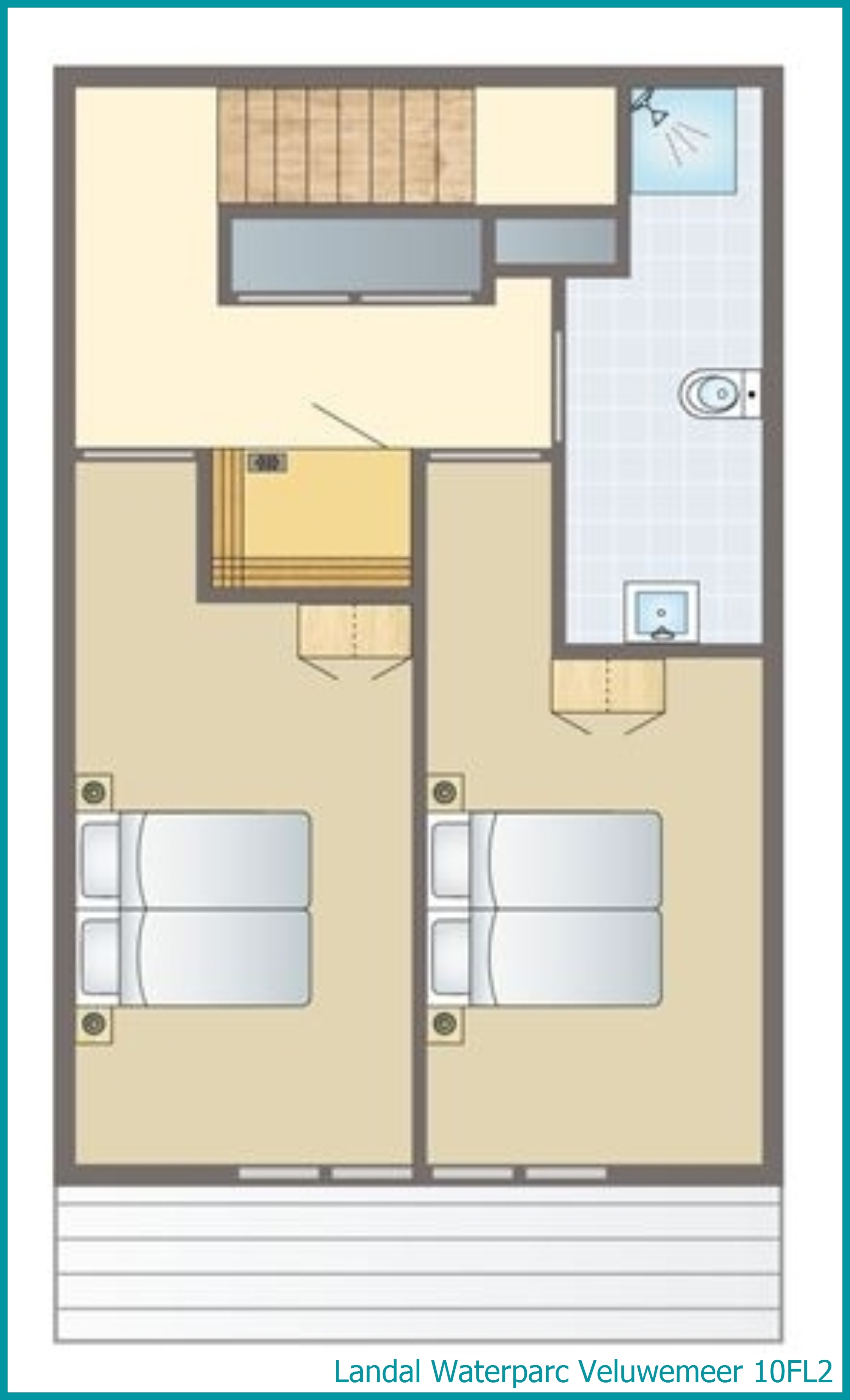 10-person villa 10FL2 at Waterparc Veluwemeer