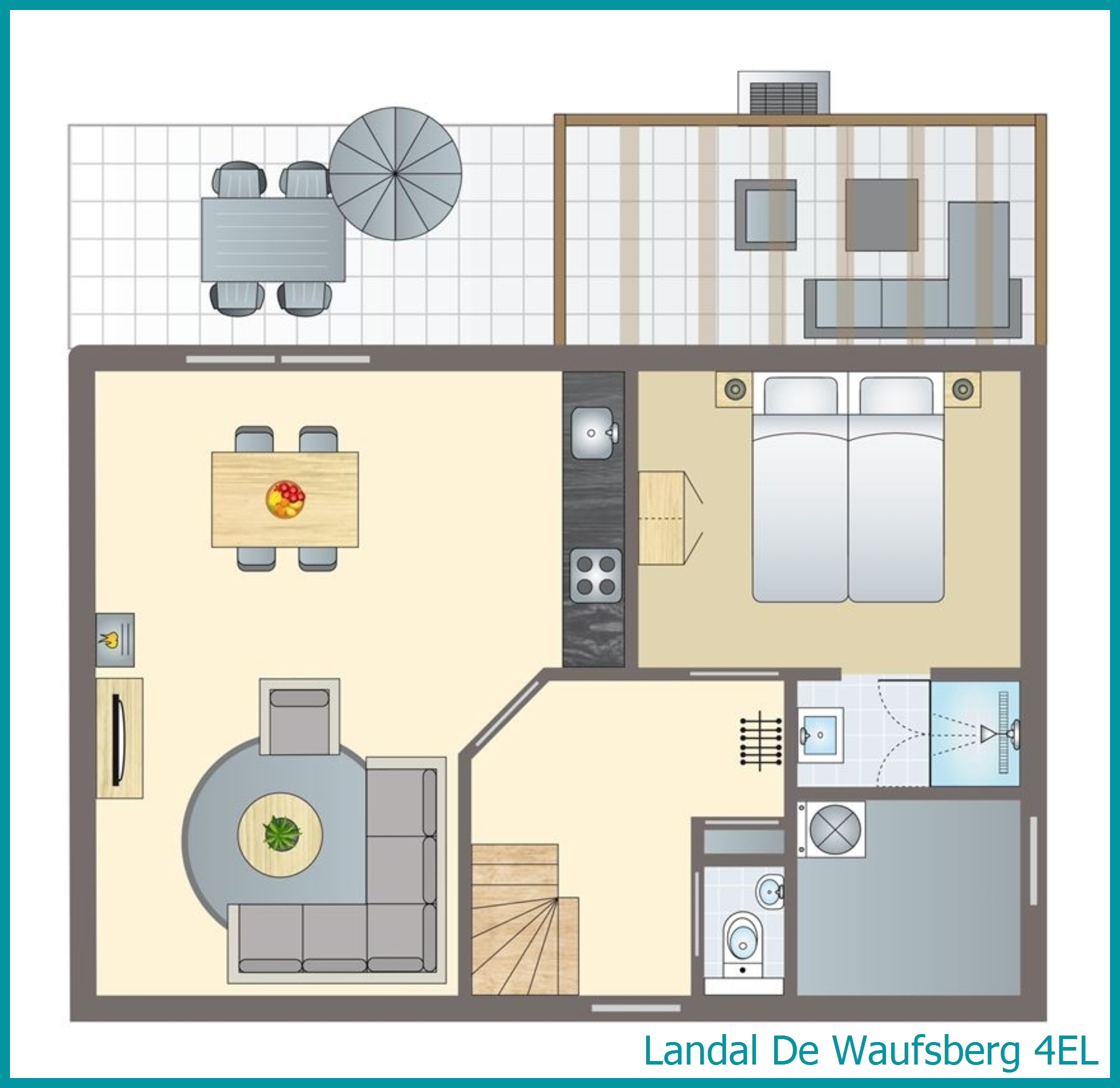 4-person villa 4EL at De Waufsberg