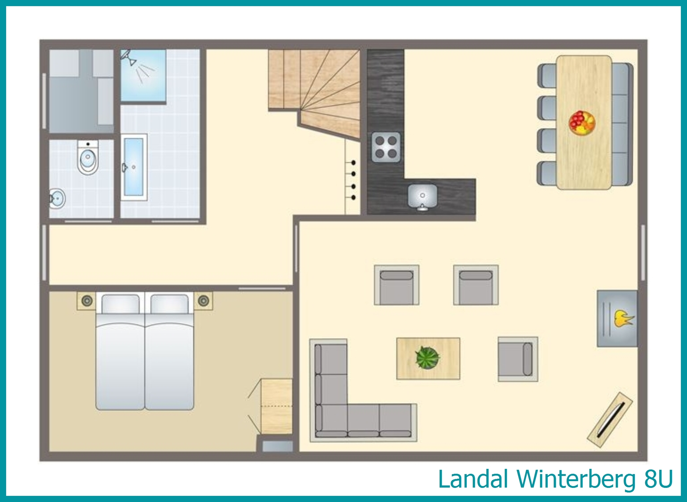 8-person bungalow 8U at Winterberg