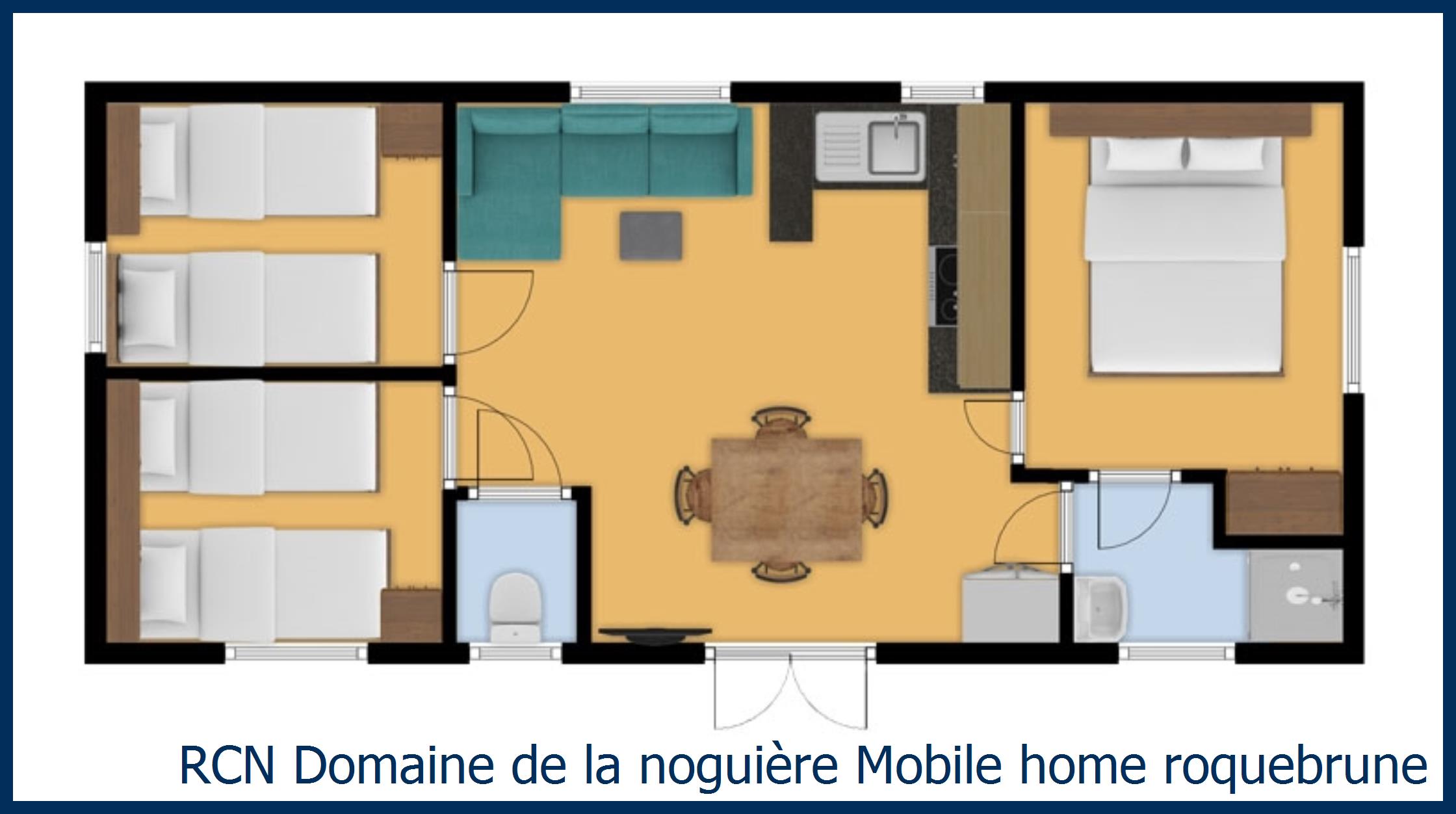Childrens mobile home Mobile home roquebrune at Domaine de la Noguière