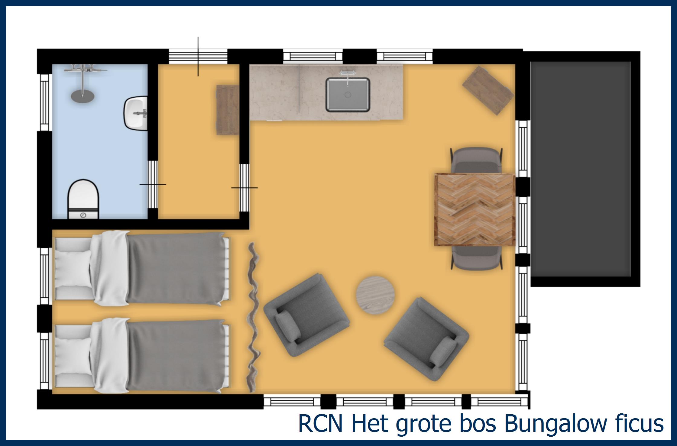Bungalow ficus at Het Grote Bos