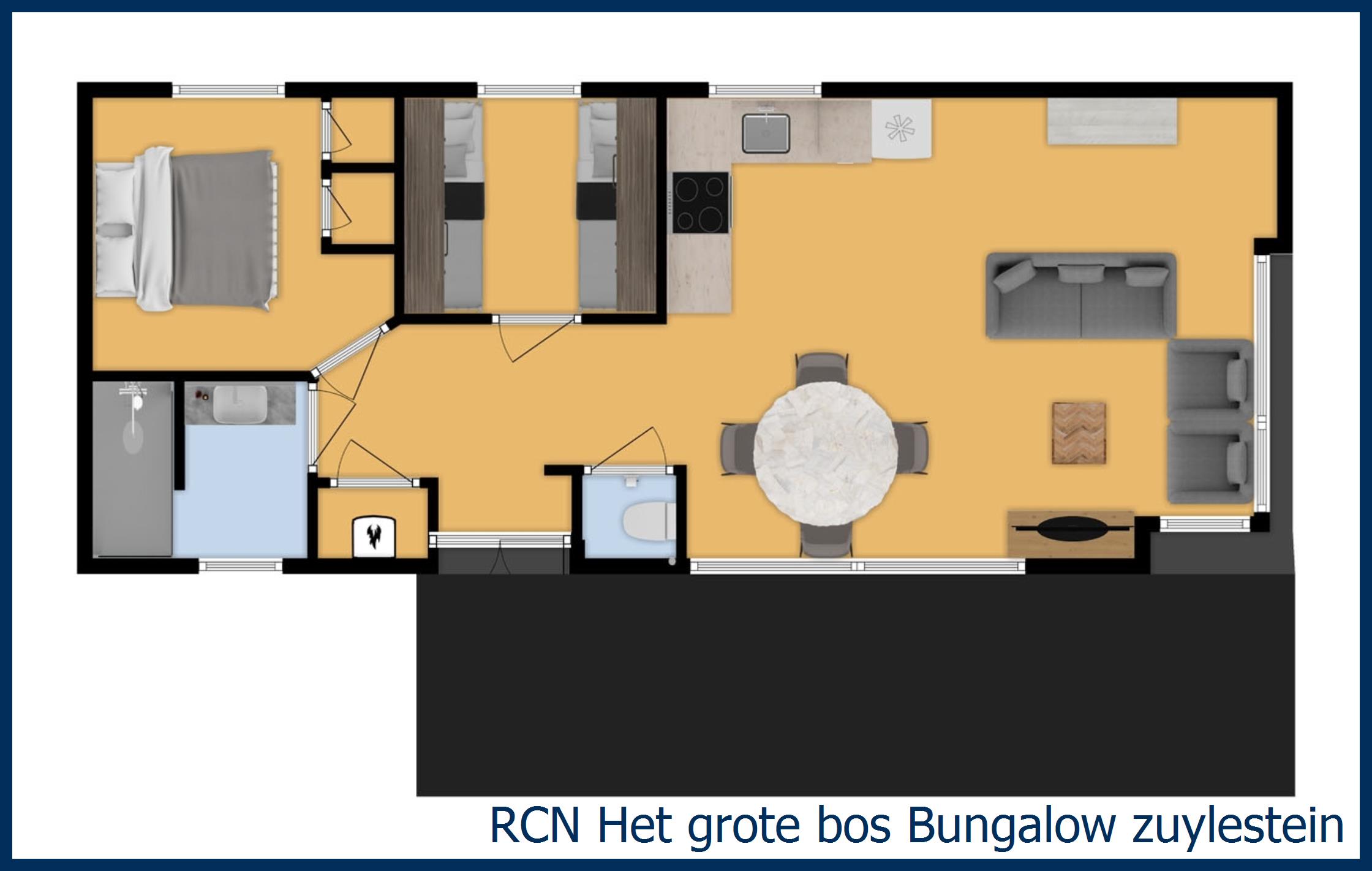 Bungalow zuylestein at Het Grote Bos