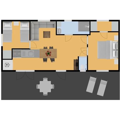 Childrens mobile home Mobile home Bergerac - 4LMVAXXL at Le Moulin de la Pique