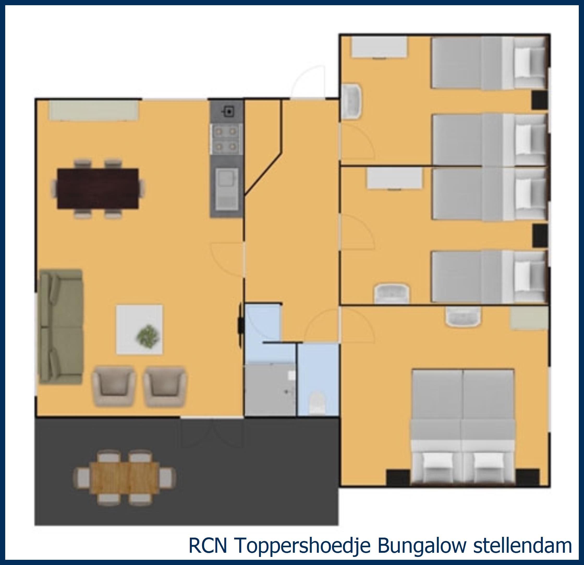 Bungalow Stellendam at Toppershoedje