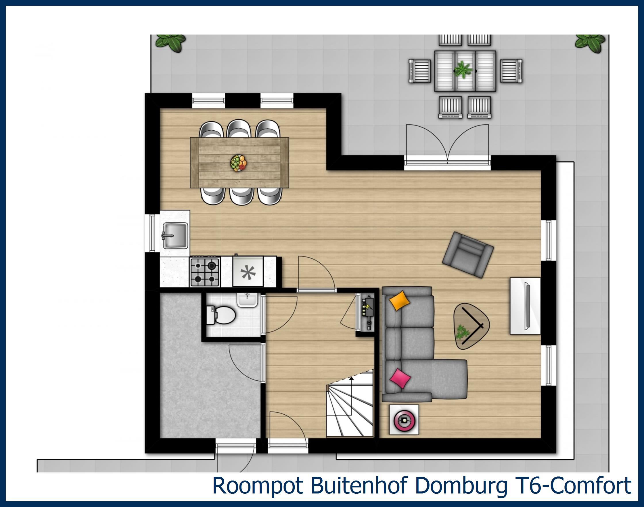 Bungalow T6-Comfort at Buitenhof Domburg