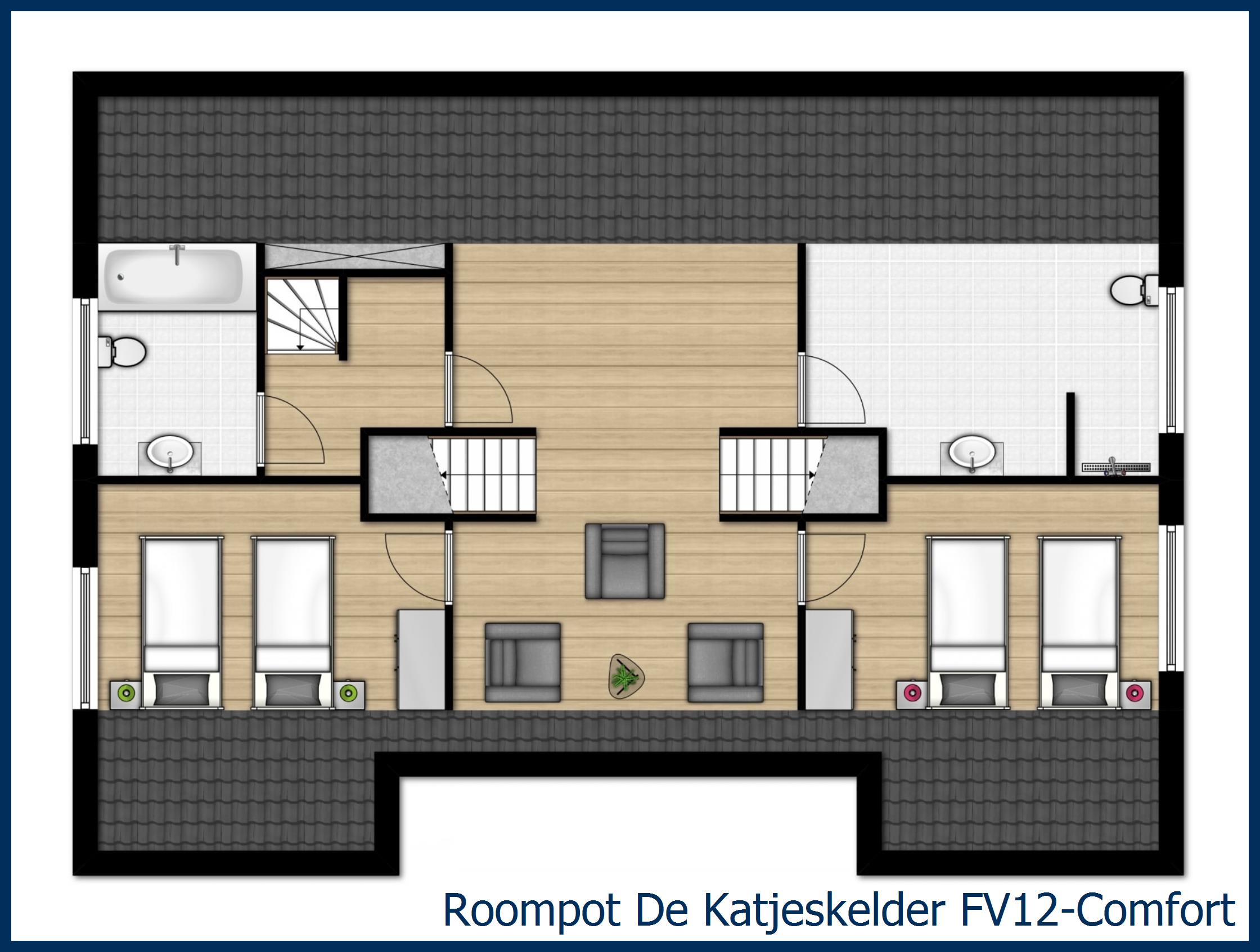 Bungalow FV12-Comfort at De Katjeskelder