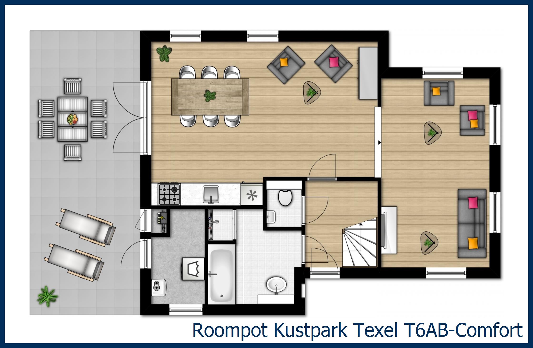 Bungalow T6AB-Comfort at Kustpark Texel