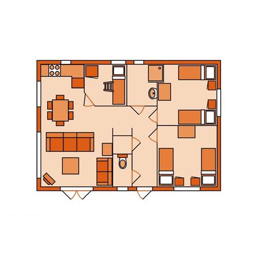 Chalet EM6 at Kustpark Egmond aan Zee