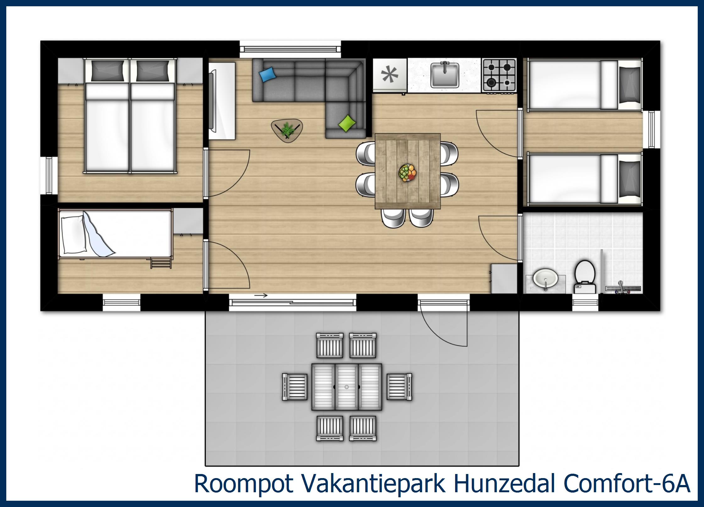 Chalet Comfort-6A at Hunzedal
