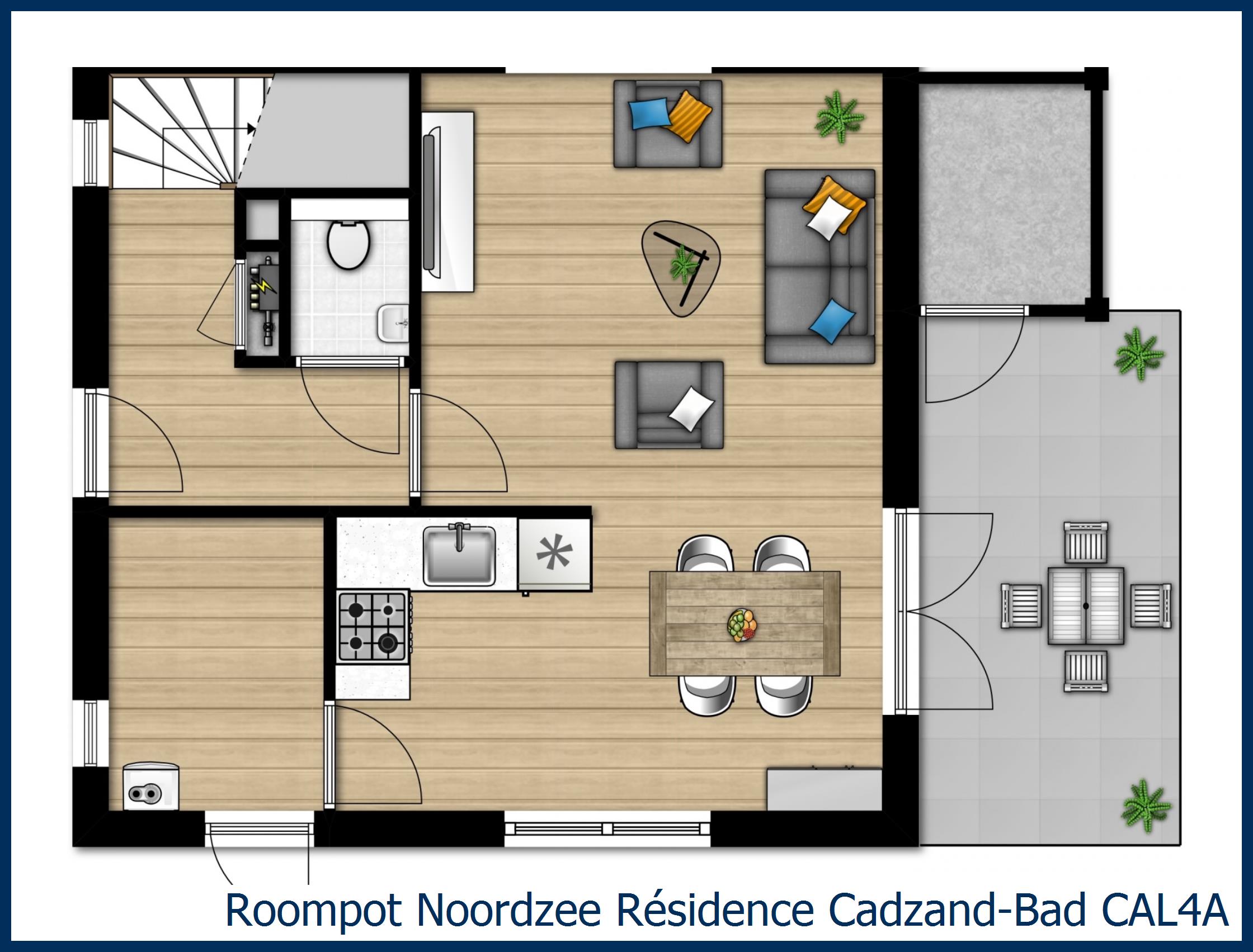 Villa CAL4A at Noordzee Résidence Cadzand-Bad