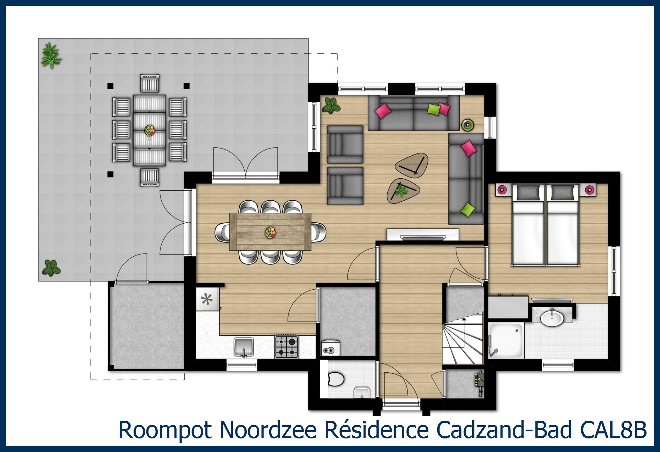 Villa CAL8B at Noordzee Résidence Cadzand-Bad