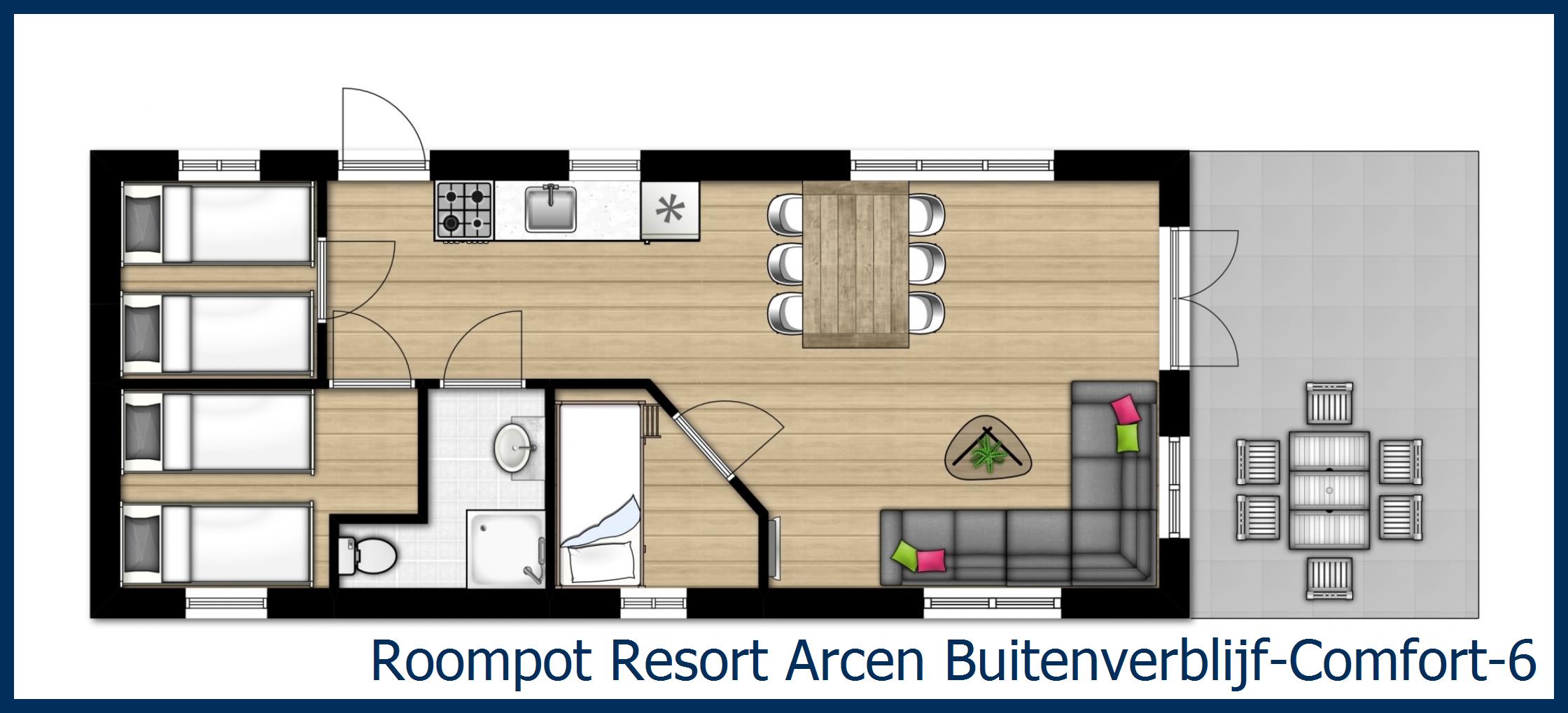 Chalet Buitenverblijf-Comfort-6 at Resort Arcen