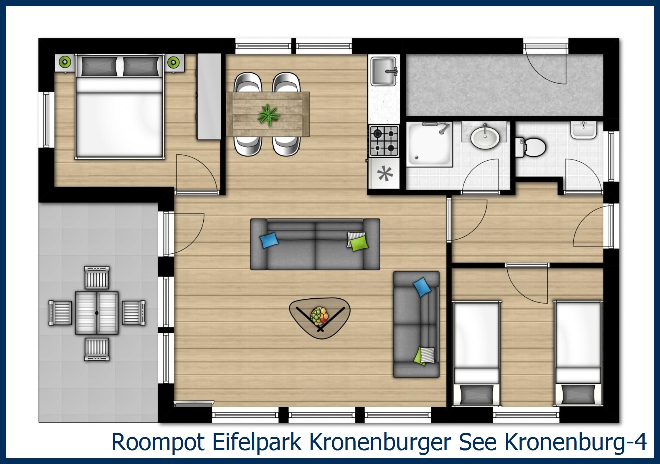 Bungalow Kronenburg-4 at Eifelpark Kronenburger See