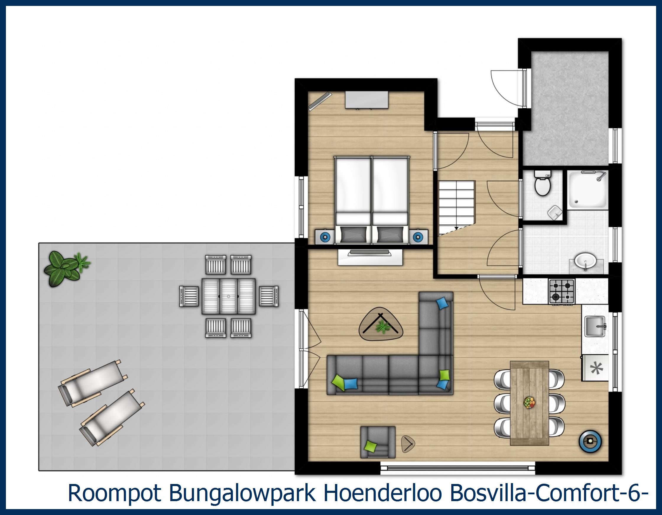 Bungalow Bosvilla-Comfort-6-7 at Hoenderloo