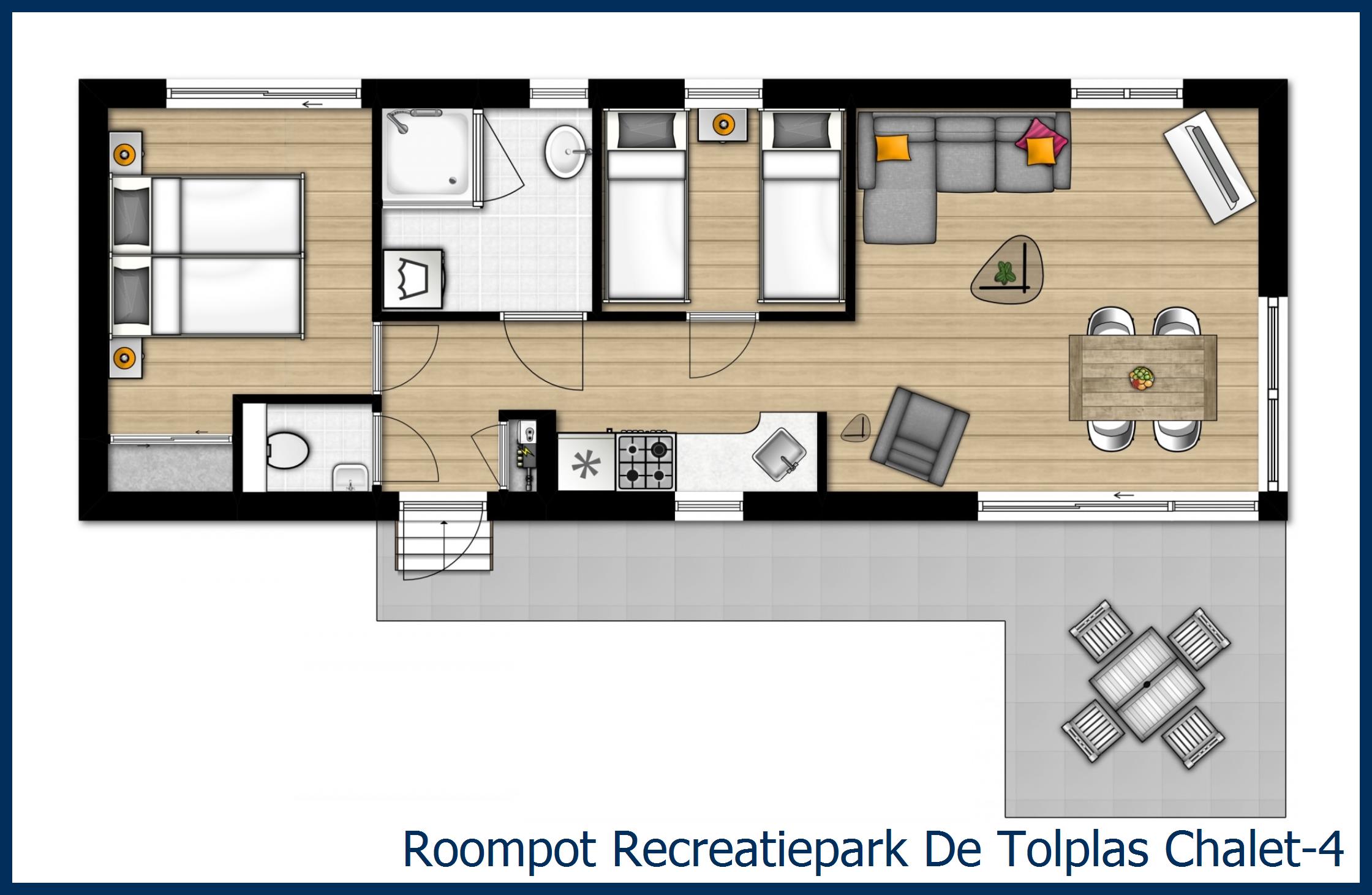 Chalet 4 at De Tolplas
