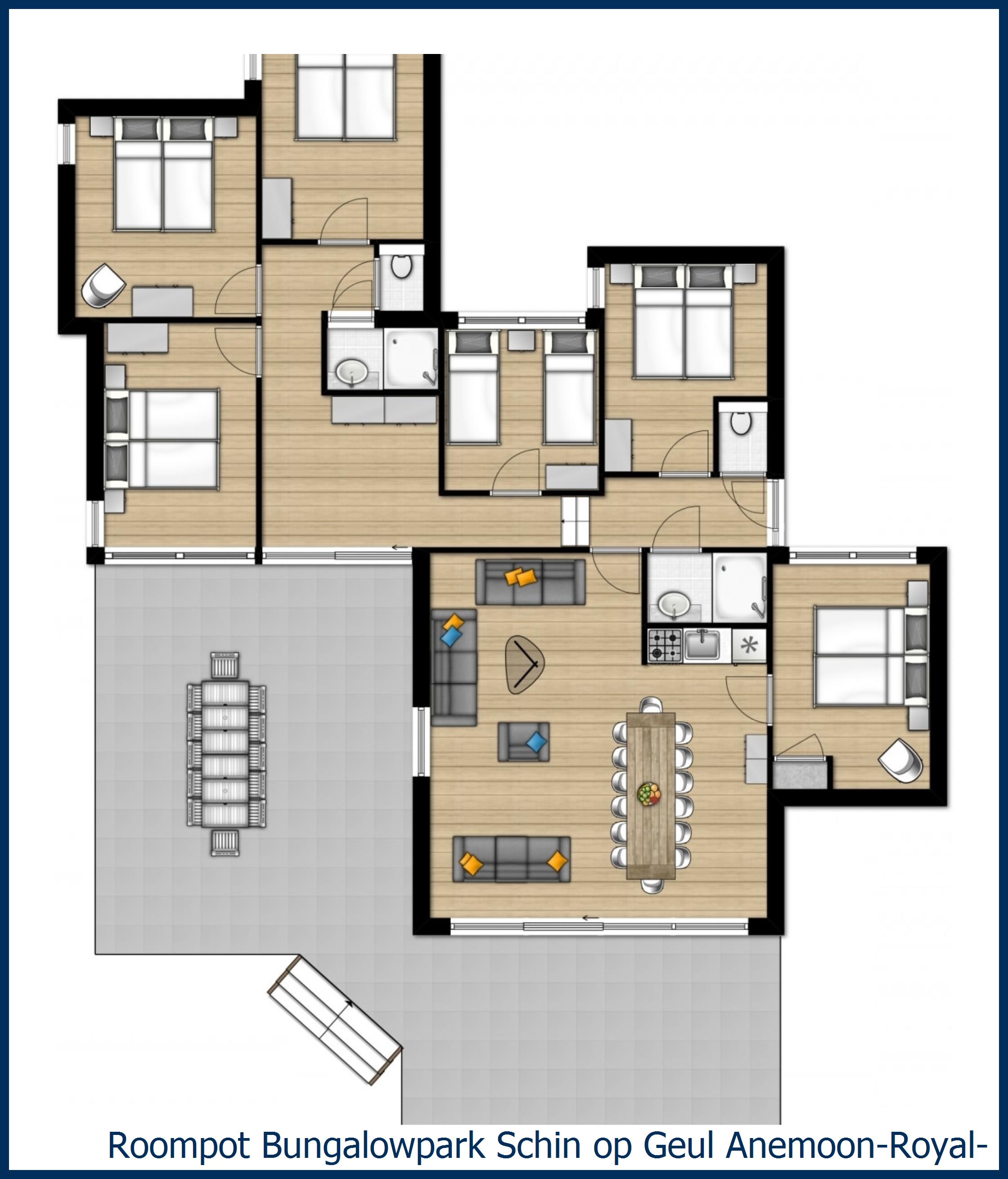 Bungalow Anemoon-Royal-12 at Schin op Geul