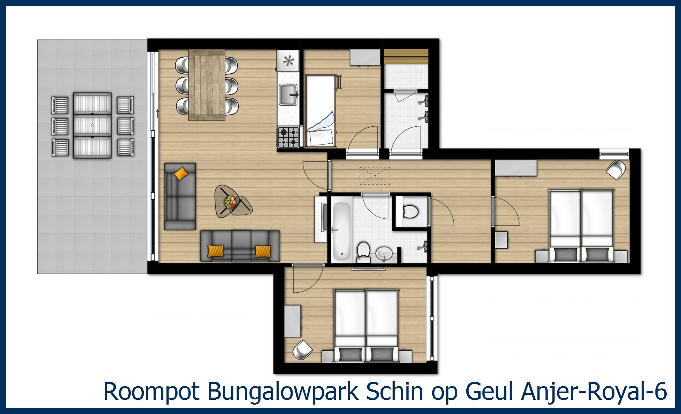 Bungalow Anjer-Royal-6 at Schin op Geul