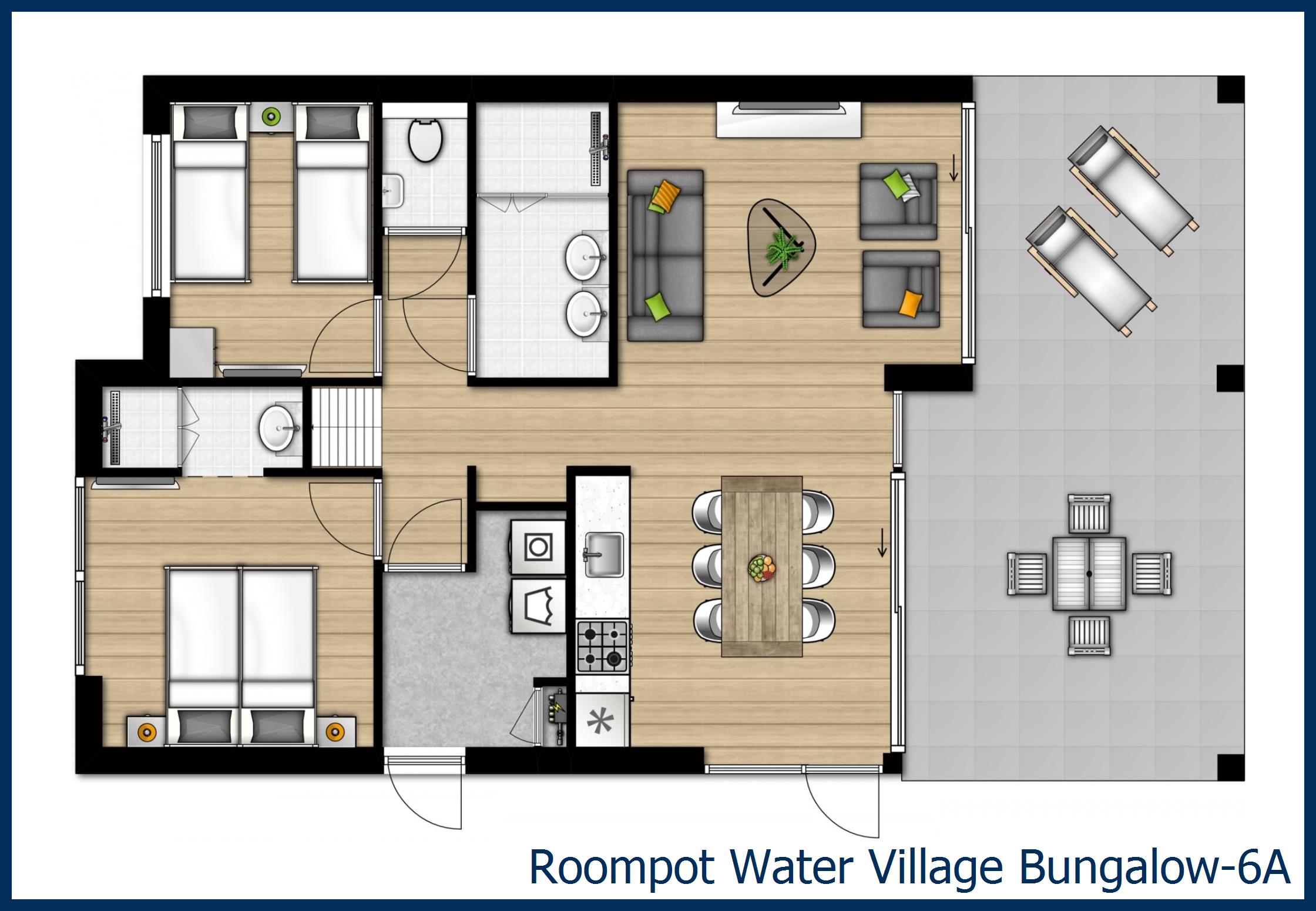 Bungalow 6A at Water Village
