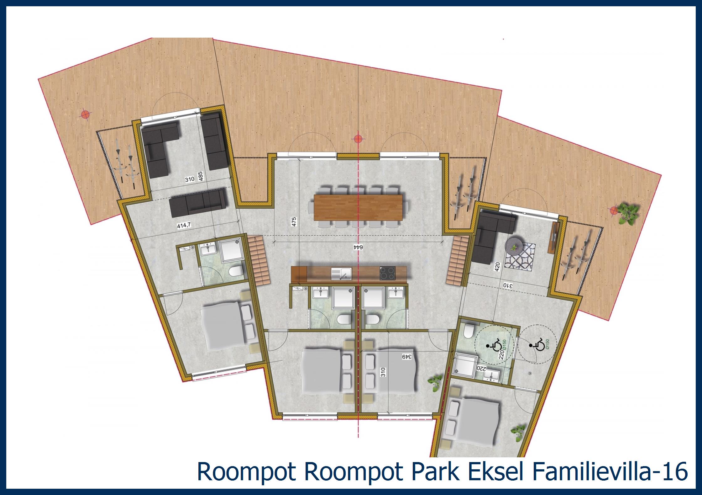 Bungalow Familievilla-16 at Park Eksel