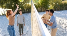 Beach volleyball at Sunparks Oostduinkerke aan zee