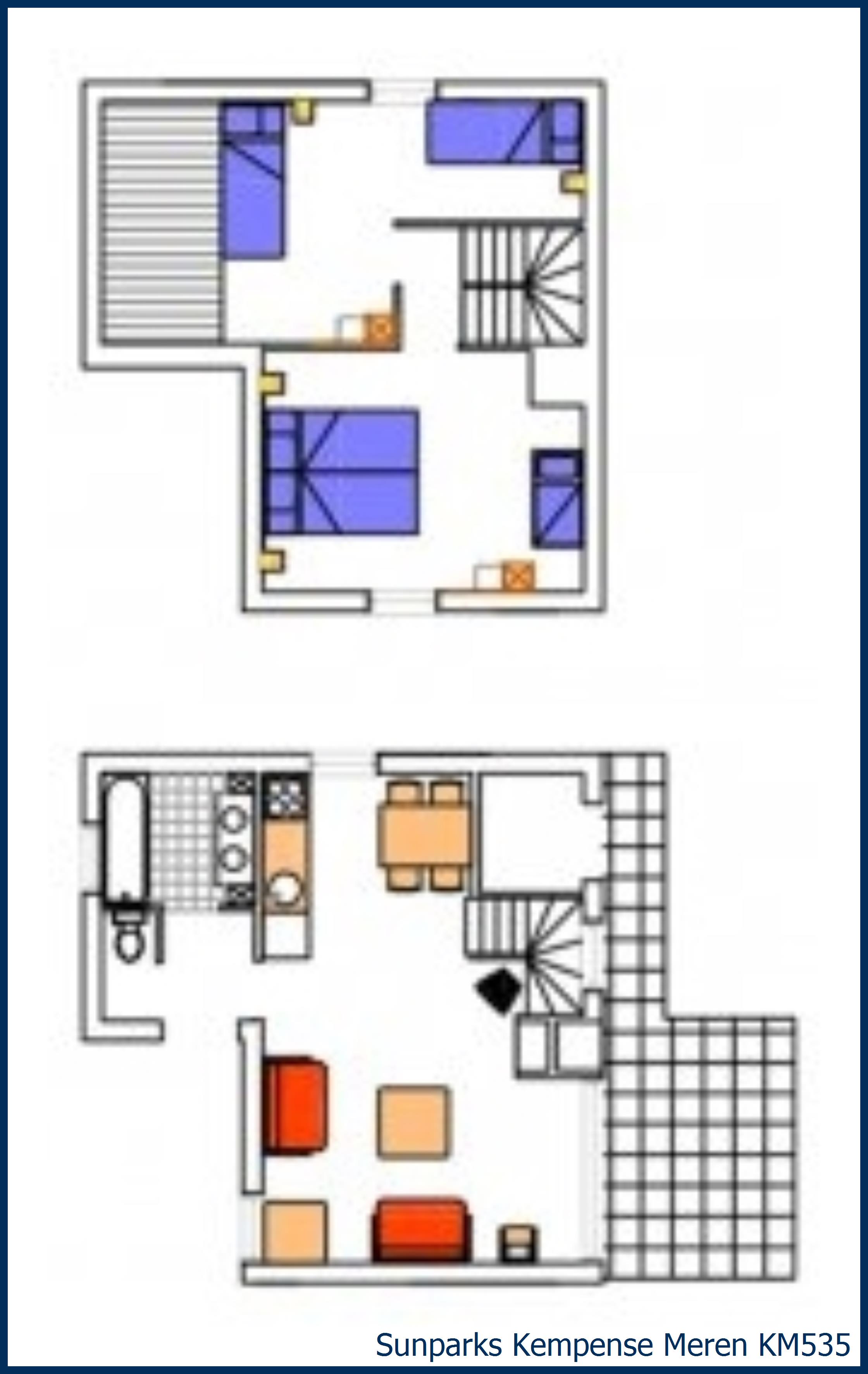 // KM535 - Select Holiday house for 4 persons at Sunparks ...